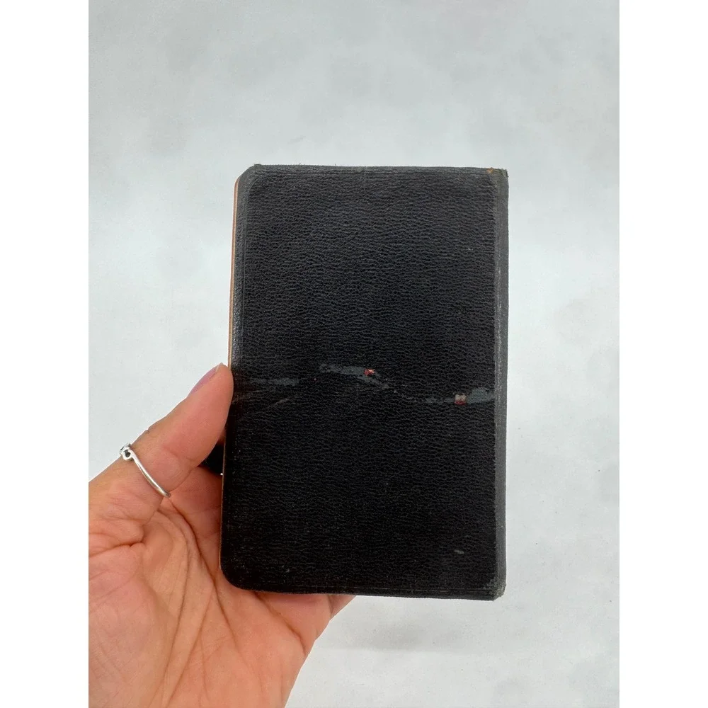 Vintage 1948 San Alfonso Retreat Manual Catholic Religious Book BlackLeatherette
